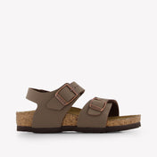 Birkenstock New York Boys Sandals In Brown