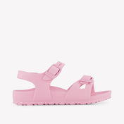 Birkenstock Rio Meisjes Sandalen In Roze