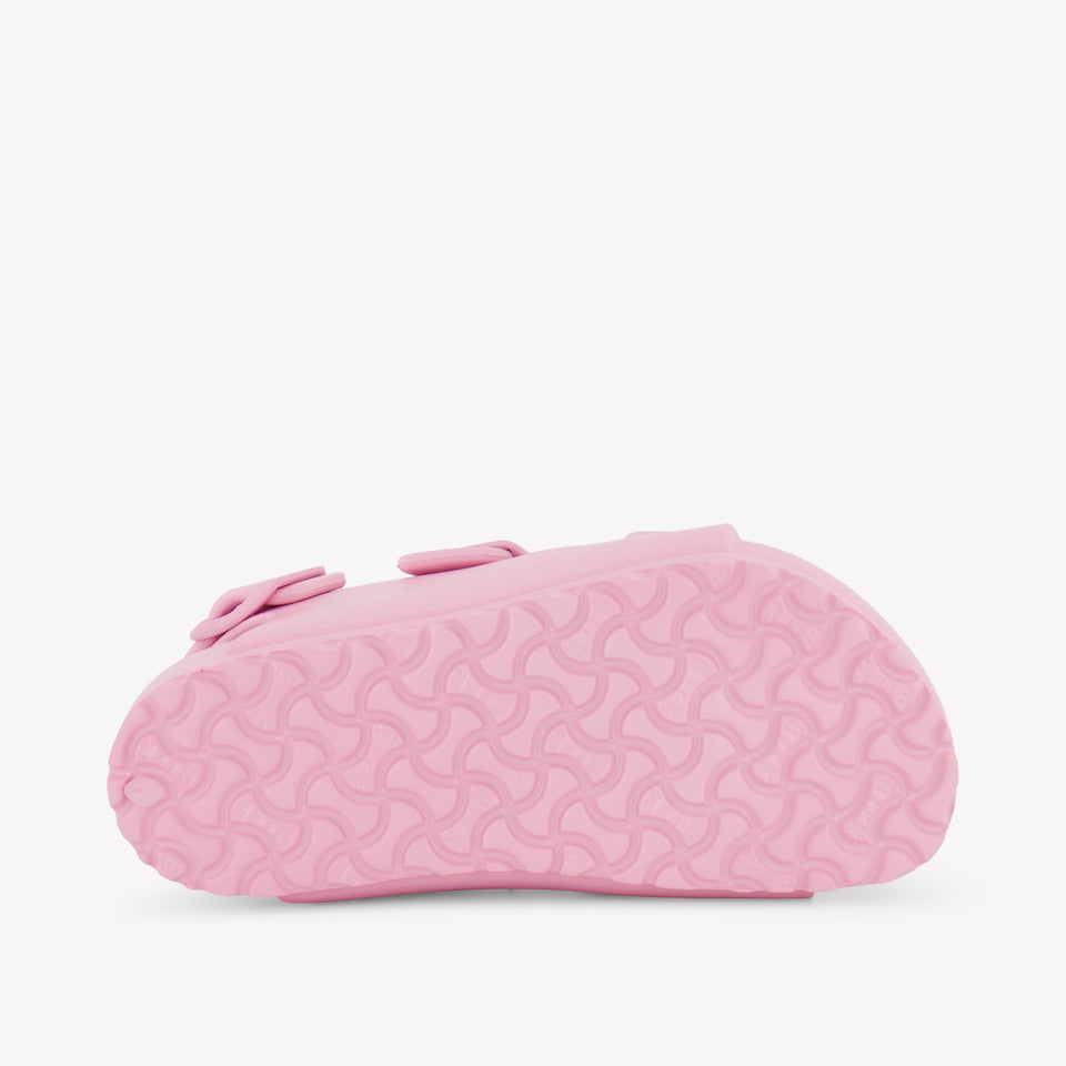 Birkenstock Milano Girls Sandals In Pink