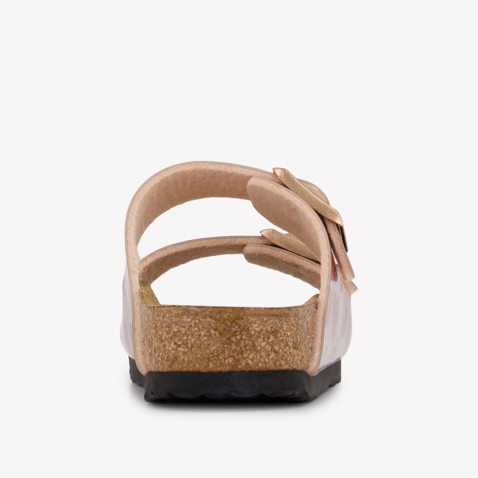 Birkenstock Arizona Girls Flipflops In Bronze