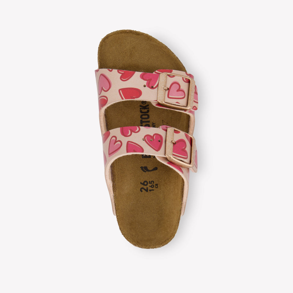 Birkenstock Arizona Girls Flipflops In Bronze