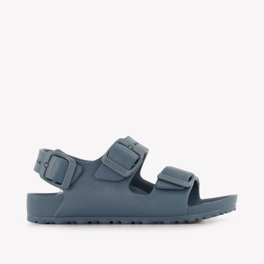 Birkenstock Milano Boys Sandals in Dark Grey