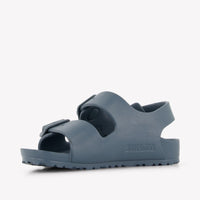 Birkenstock Milano Boys Sandals In Dark Gray