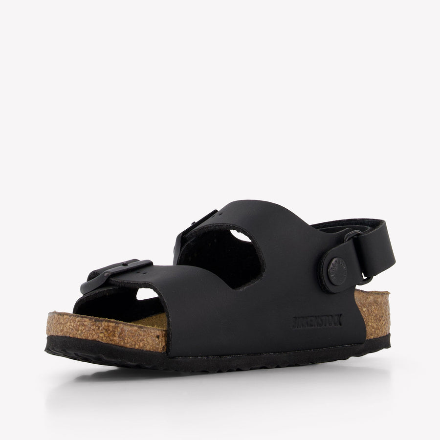 Birkenstock Milano Boys Sandals In Black