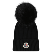 Moncler Kinder Meisjes Muts Zwart