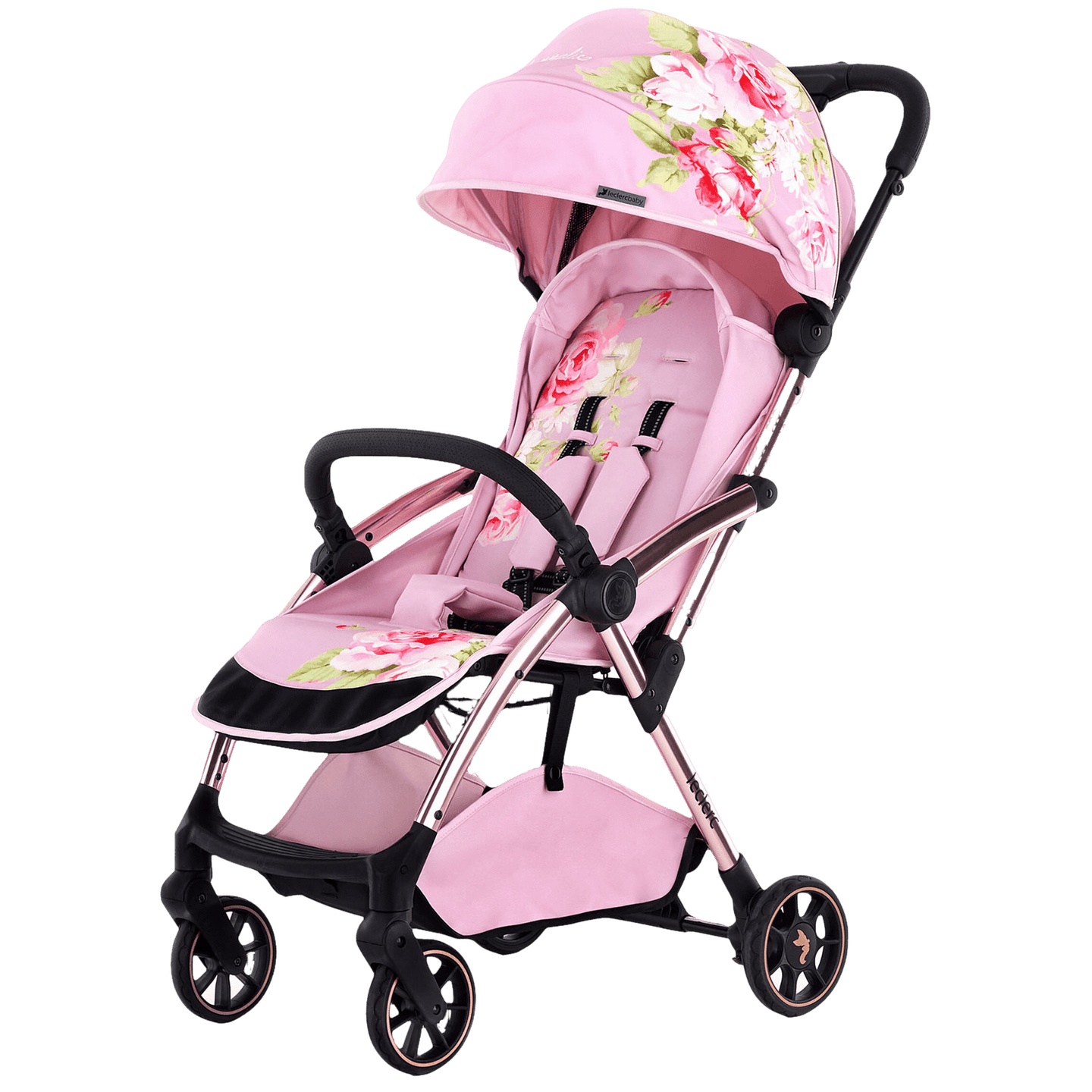 MonnaLisa Baby Stroller Licht Roze ONE