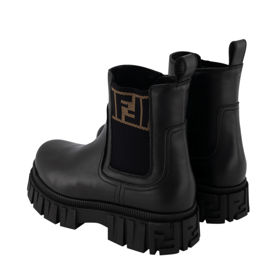 Fendi Kinder Unisex Laarzen Zwart