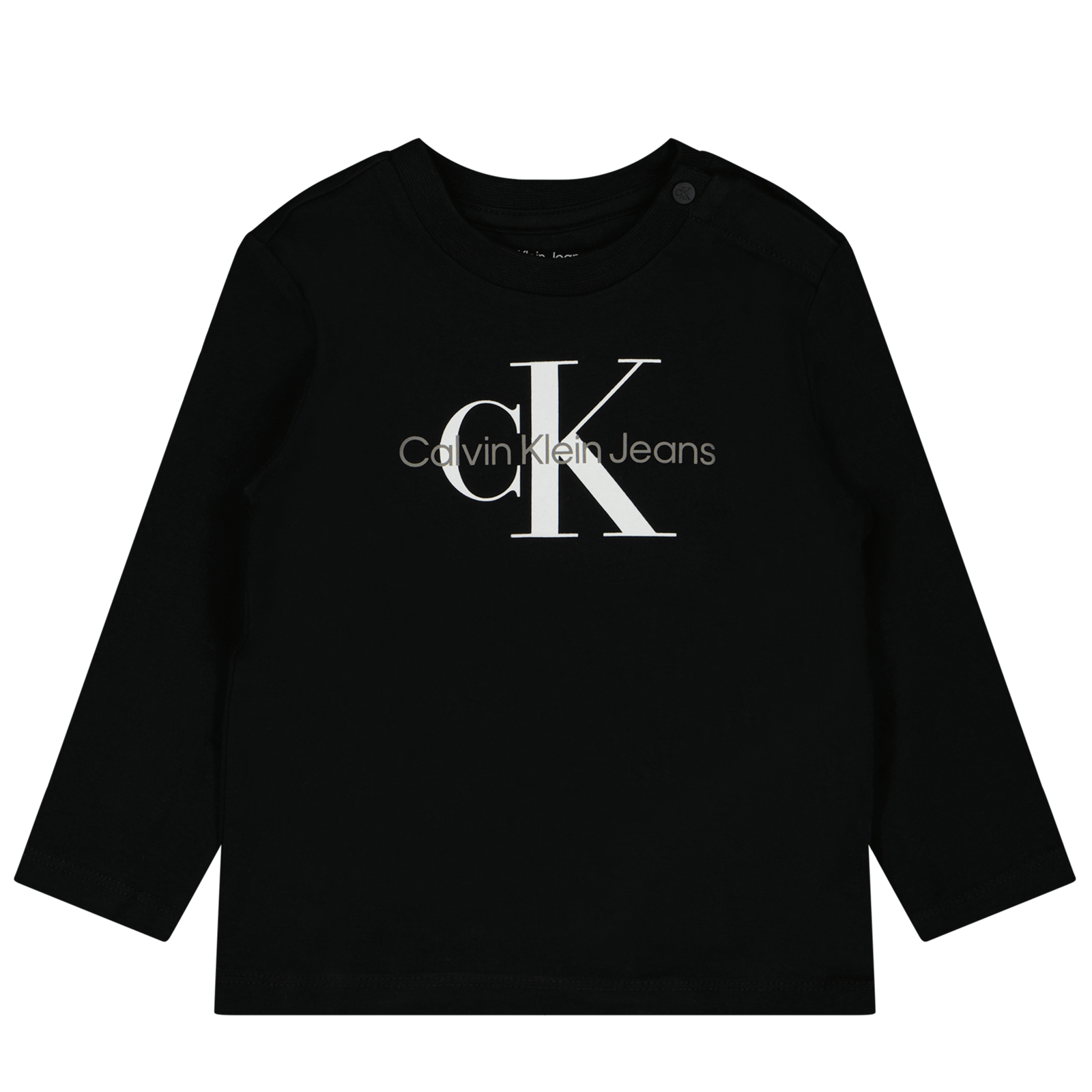 Calvin Klein Baby Unisex T-Shirt Zwart 62