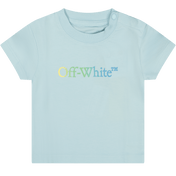 Off-White Baby Boys T-Shirt Blue