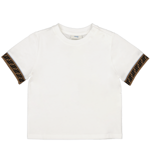 Fendi Baby Boys T-Shirt  White