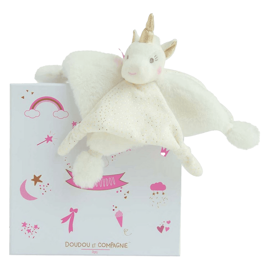 Doudou Et Compagnie Baby Lucie Eenhoorn Wit