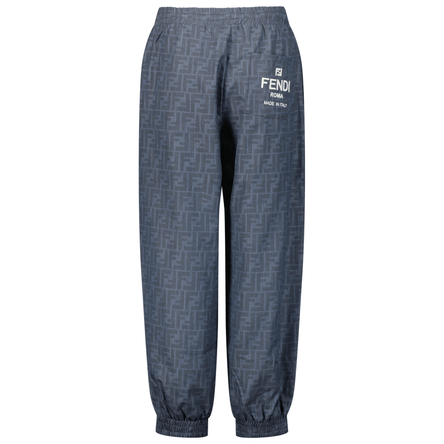 Fendi Kinder Unisex Broek Blauw