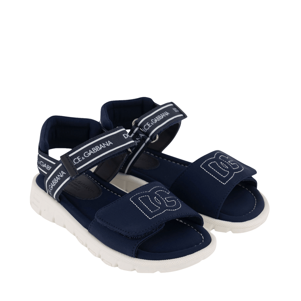 Dolce & Gabbana Kinder Unisex Sandalen Blauw 30