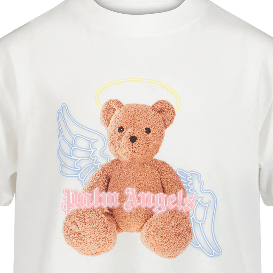 Palm Angels Kinder Meisjes T-Shirt Off White