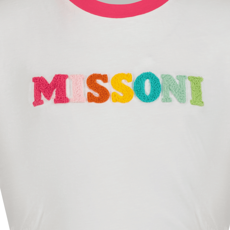 Missoni Kinder Meisjes T-Shirt Wit