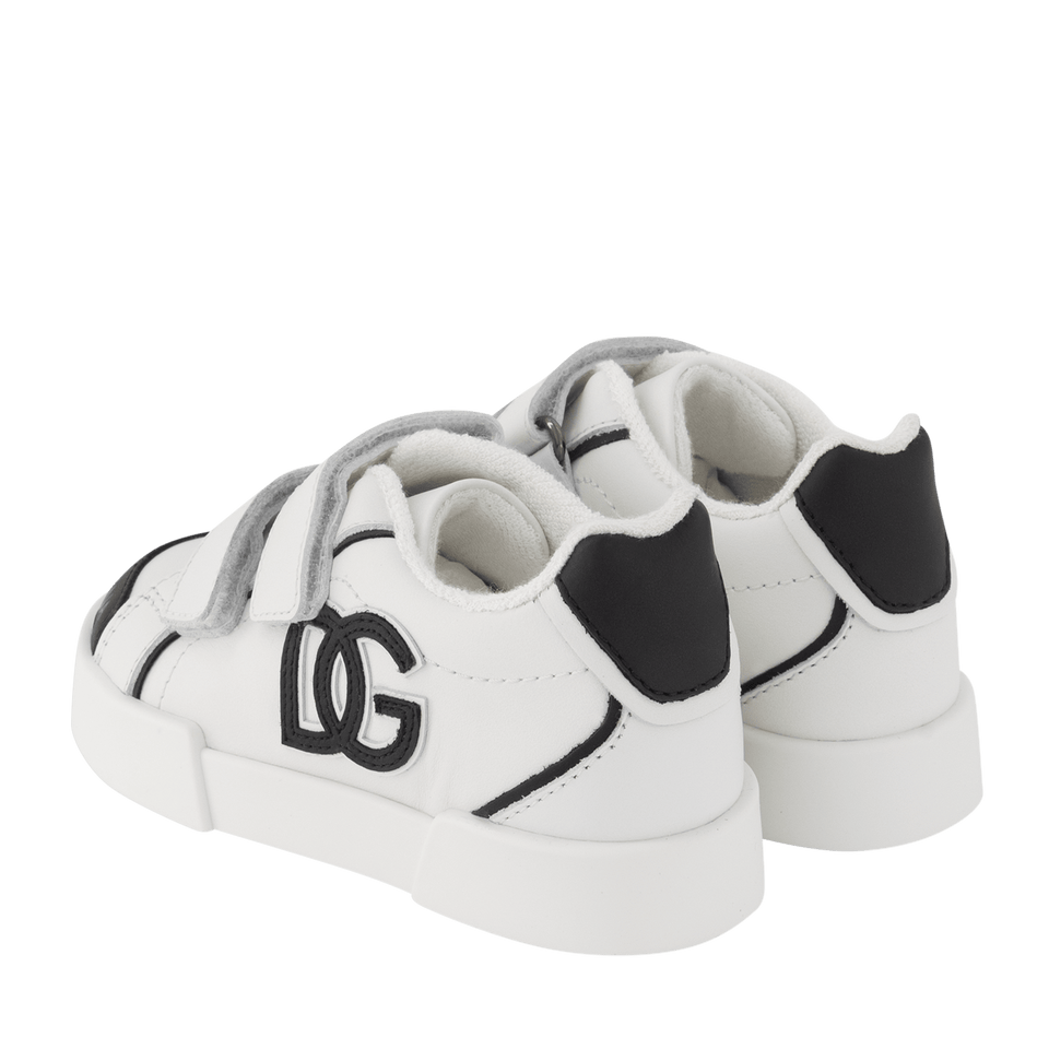 Dolce & Gabbana Kinder Jongens Sneakers Wit