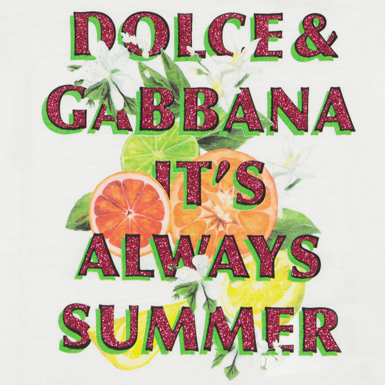 Dolce & Gabbana Baby Meisjes T-Shirt Wit
