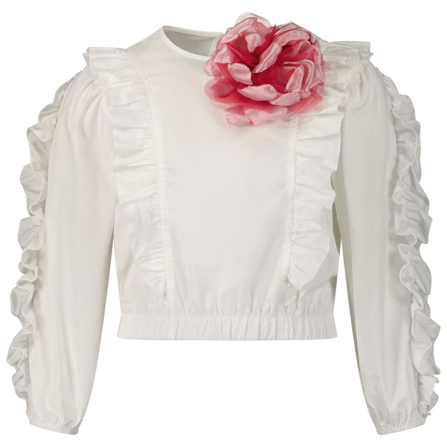 MonnaLisa Girls Blouse White