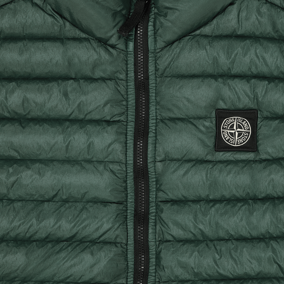 Stone Island Kinder Jongens Bodywarmer Donker Groen