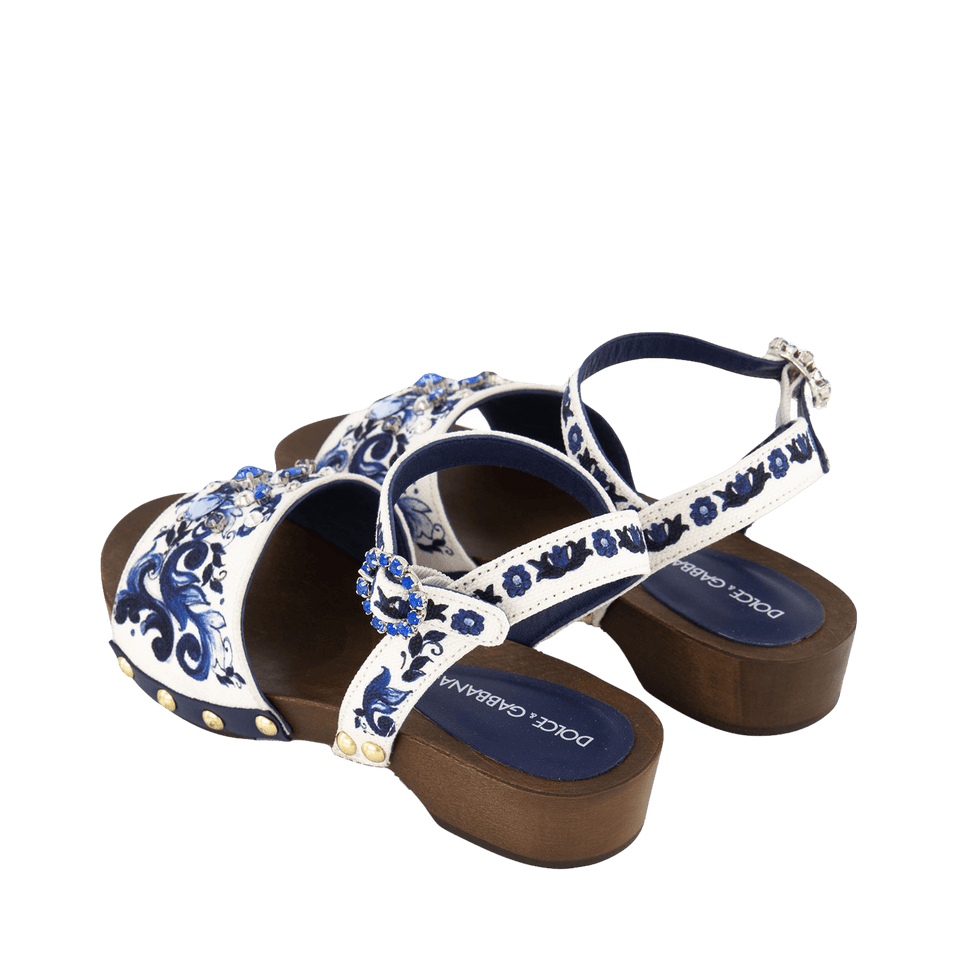 Dolce & Gabbana Kinder Meisjes Sandalen Blauw