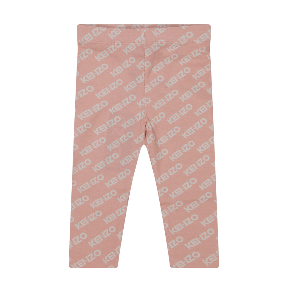 Kenzo kids Baby Meisjes Legging Licht Roze 6 mnd