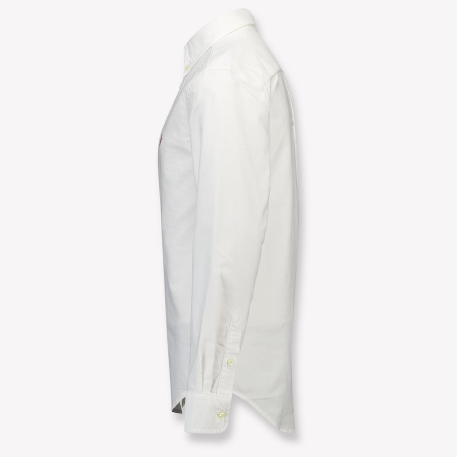 Ralph Lauren Kinder Jongens Blouse In Wit