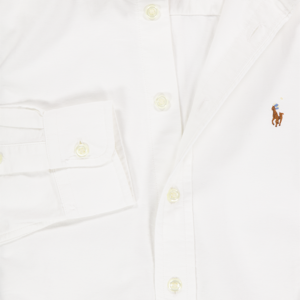 Ralph Lauren Kids Boys Blouse In White
