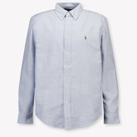 Ralph Lauren Kinder Jongens Blouse In Licht Blauw