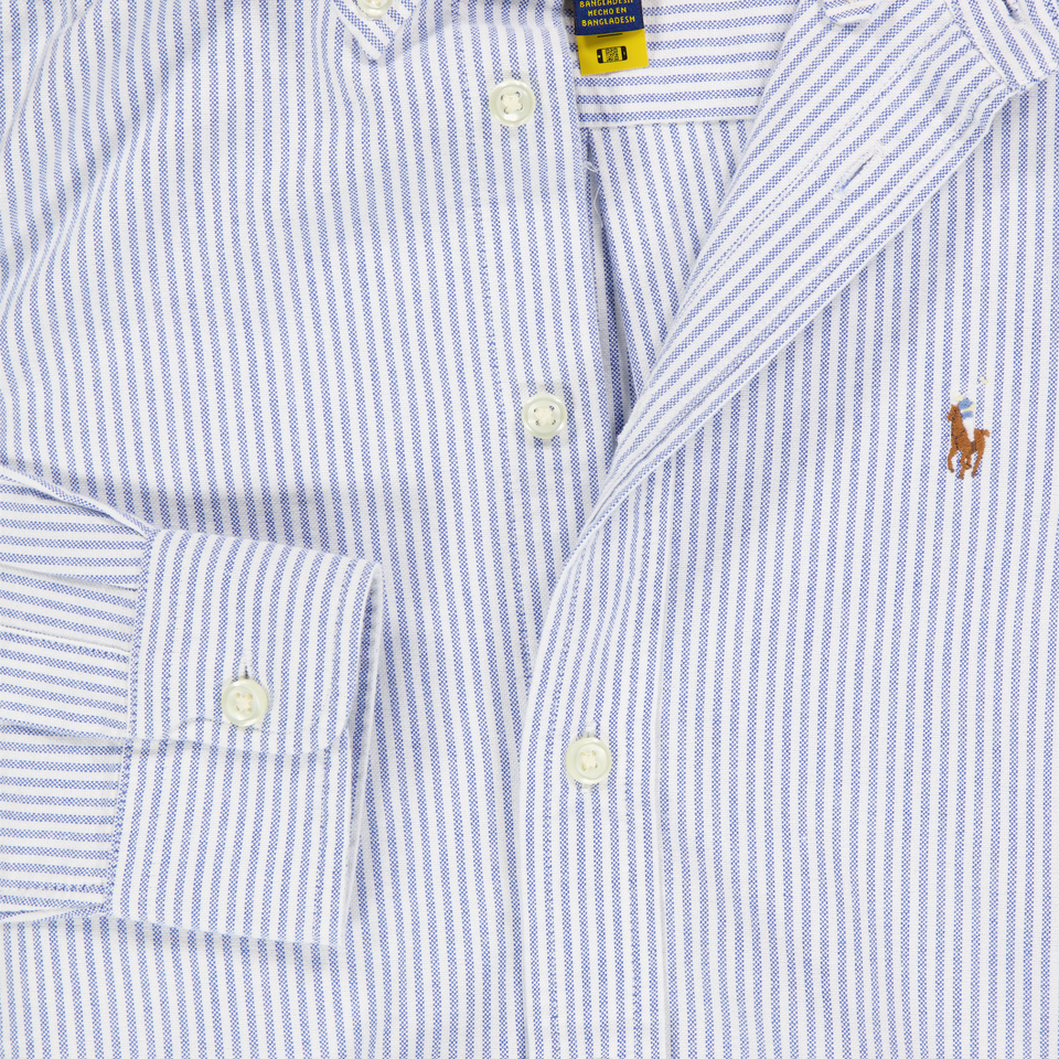 Ralph Lauren Kids Boys Blouse In Light Blue