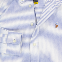 Ralph Lauren Kinder Jongens Blouse In Licht Blauw