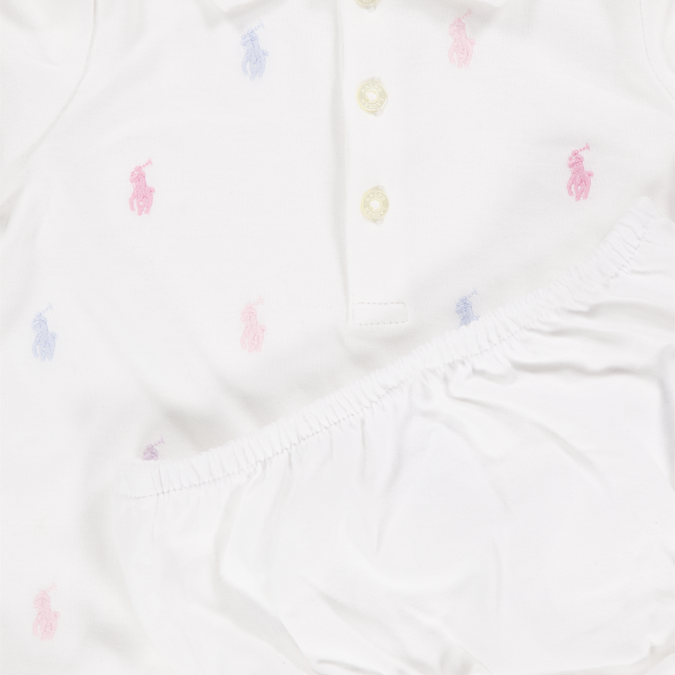 Ralph Lauren Baby Girls Dress In White