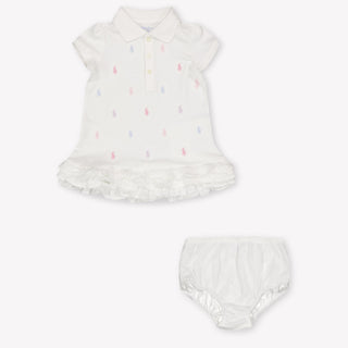 Ralph Lauren Baby Girls Dress In White