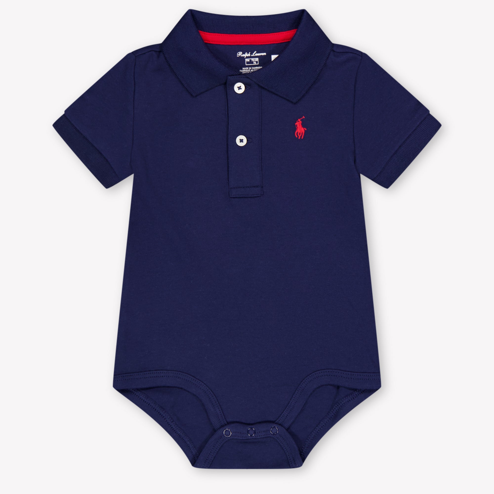 Ralph Lauren Baby Jongens Rompertje In Navy