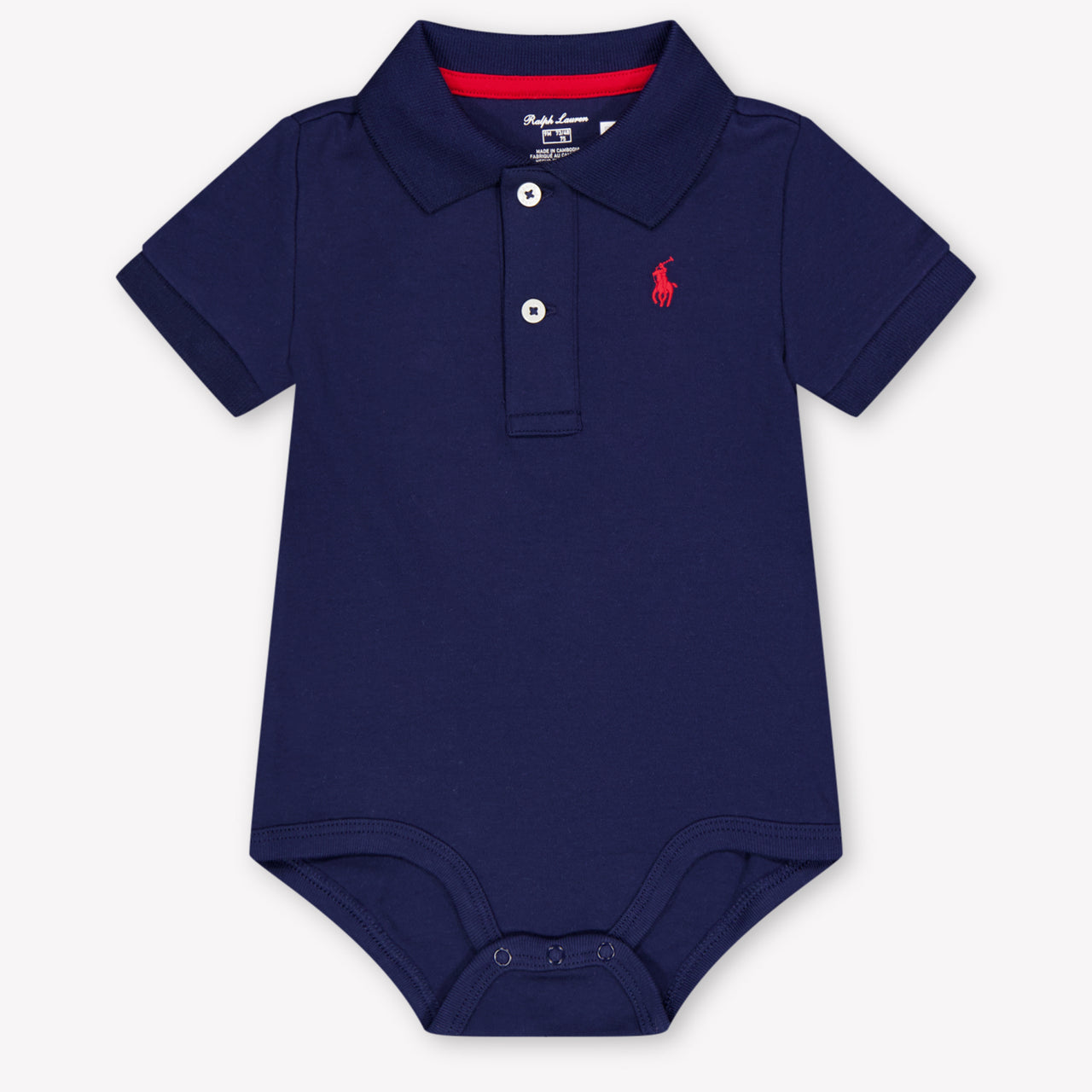 Ralph Lauren Baby Jongens Rompertje In Navy