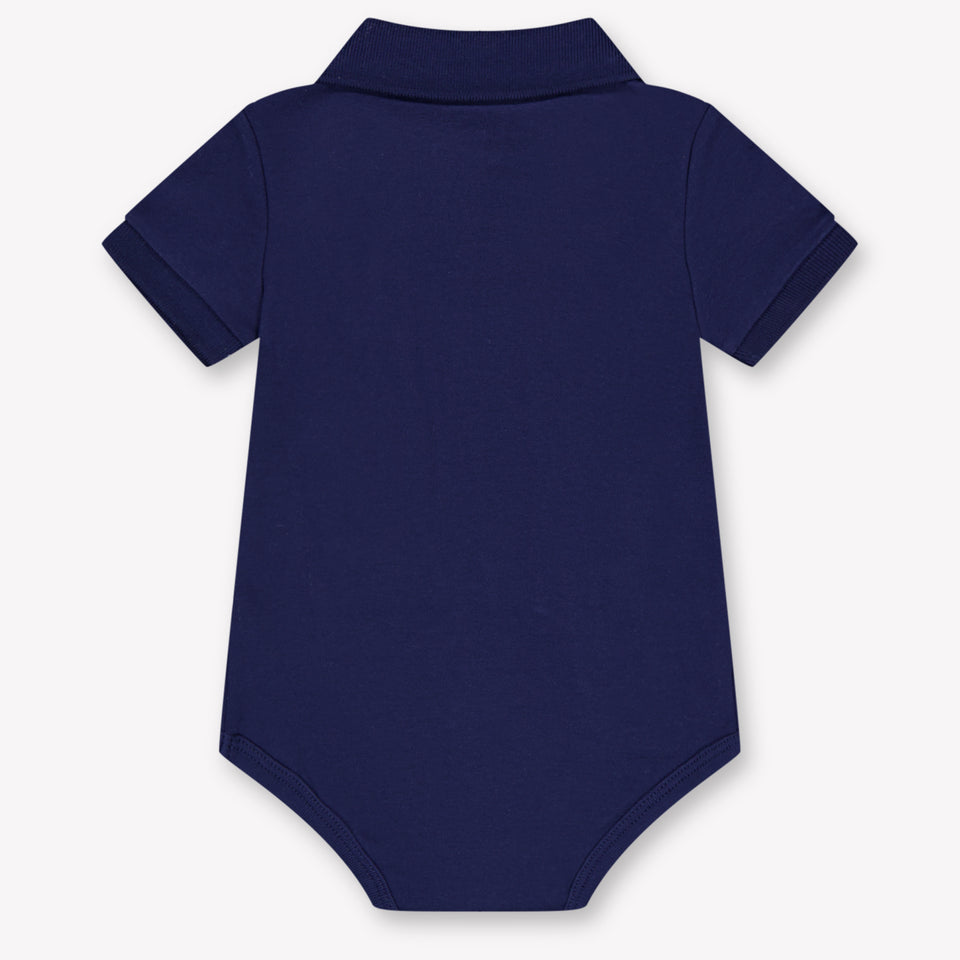 Ralph Lauren Baby Boys Romper In Navy