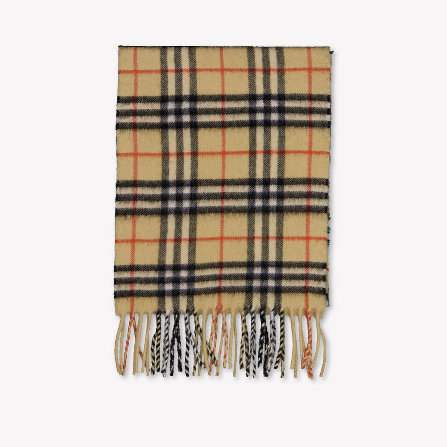 Burberry Cash Kinder Unisex Sjaal In Beige