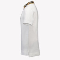 Burberry Johane Kinder Jongens Polo In Wit