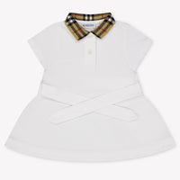 Burberry Astrid Baby Girls Dress In White