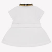 Burberry Astrid Baby Girls Dress In White
