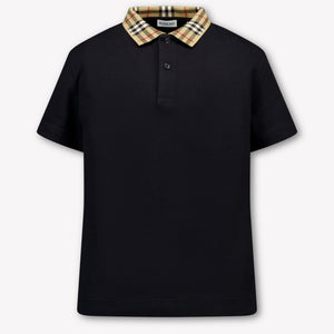 Burberry Johane Kinder Jongens Polo In Zwart