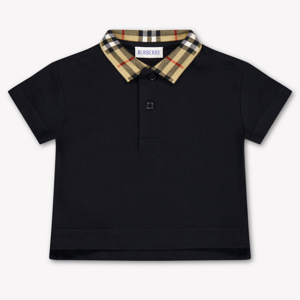 Burberry Johane Baby Jongens Polo In Zwart