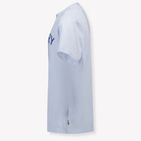 Burberry CedarStamp Kids Boys T-Shirt In Light Blue