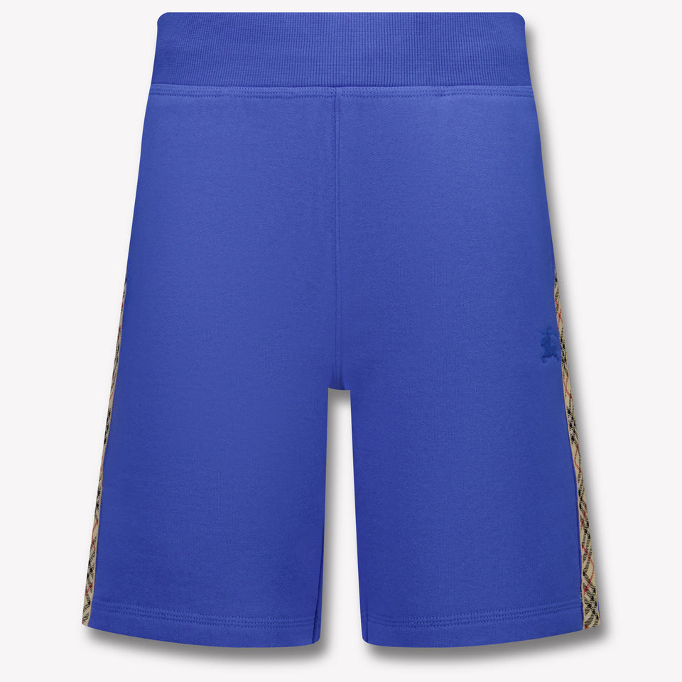 Burberry Benny Kids Boys Shorts In Cobalt Blue