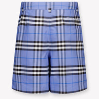 Burberry Oscar Kinder Jongens Shorts In Licht Blauw
