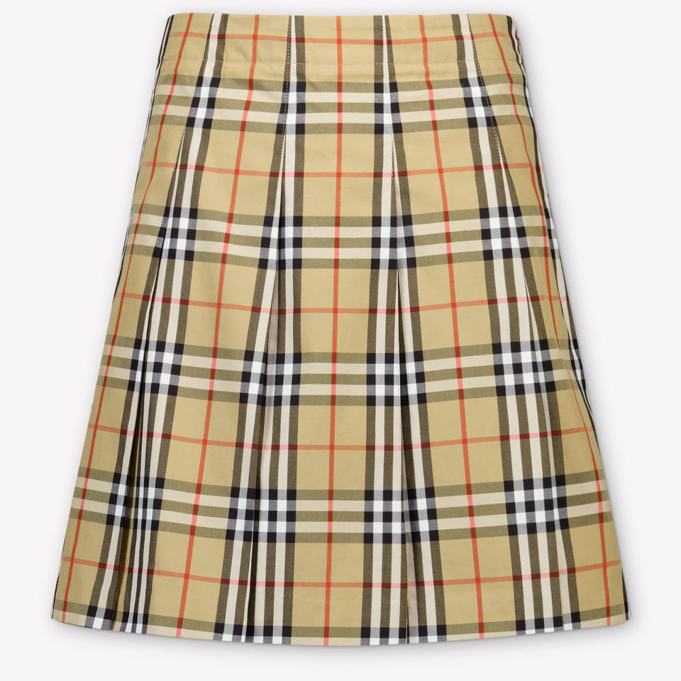 Burberry Gabrielle Kids Girls Skirt In Beige