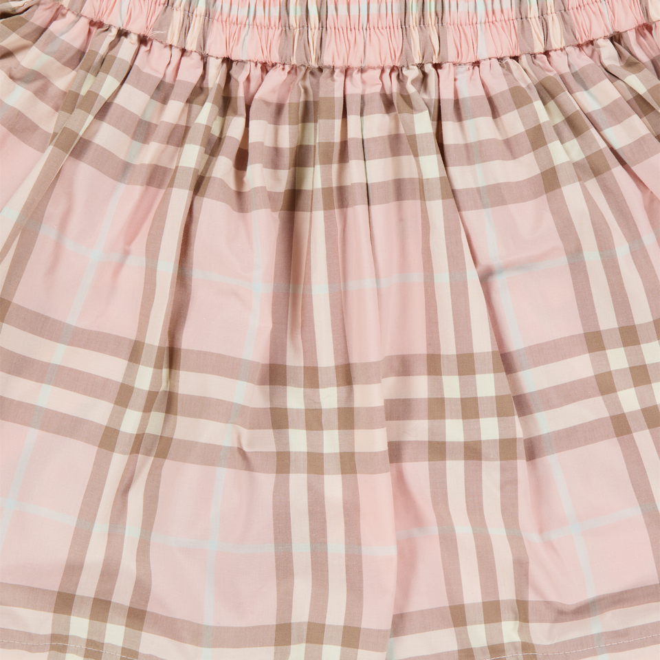 Burberry Marcy Kinder Meisjes Shorts In Licht Roze