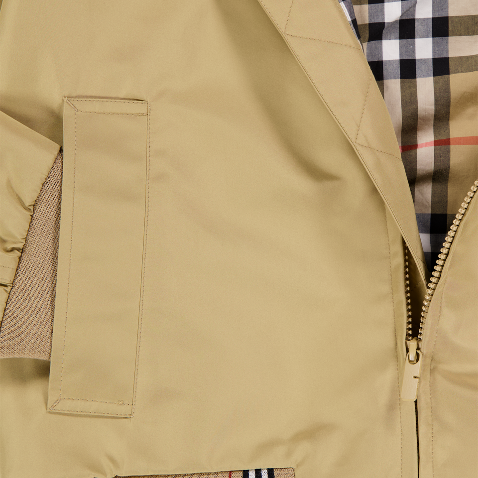 Burberry Lucas Kinder Jongens Zomerjas In Beige