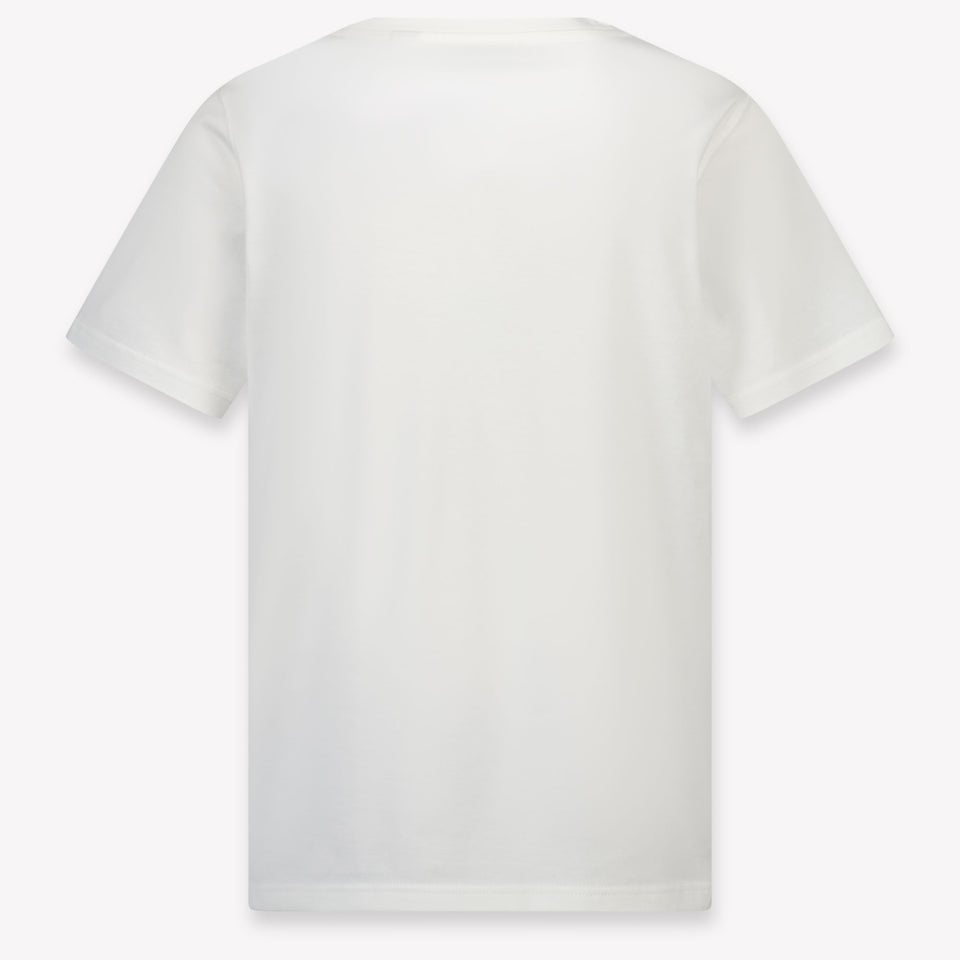 Burberry Kids Girls T-Shirt In OffWhite