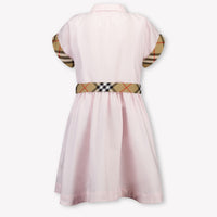 Burberry Juiliet Kinder Meisjes Jurk In Licht Roze