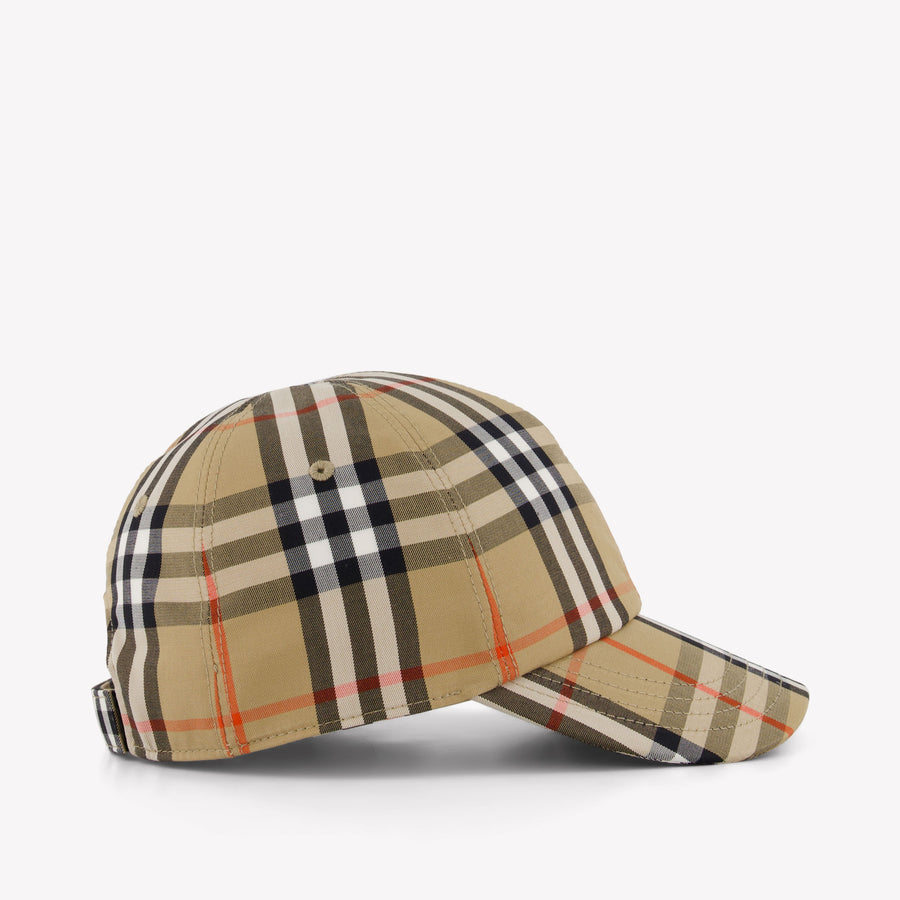 Burberry Bsb Cap Kids Unisex Cap In Beige